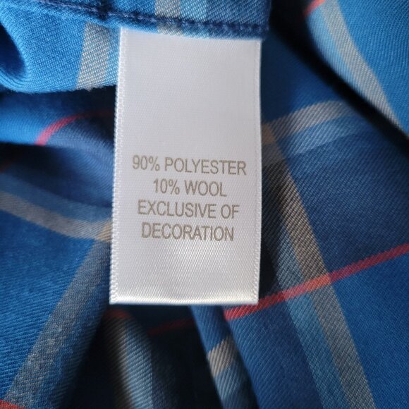 Alaskan Hardgear Duluth Trading Co Men’s 2XL Blue Plaid Button-up Long Sleeve - Picture 5 of 7